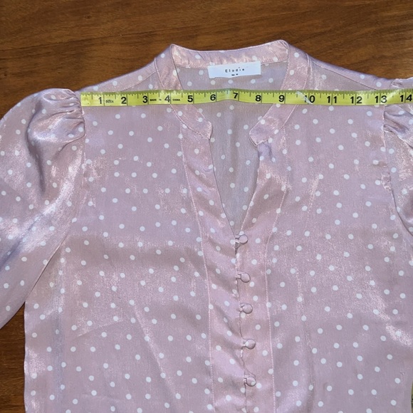 Elodie pink top with white polka dots Nordstrom - Picture 5 of 9